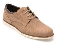 Pantofi OTTER bej, 1099, din nabuc - 1