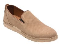 Pantofi OTTER bej, E1972, din nabuc - 1