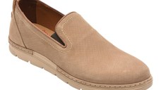 Pantofi OTTER bej, E1972, din nabuc