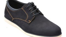 Pantofi OTTER bleumarin, 1099, din nabuc