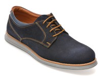 Pantofi OTTER bleumarin, A36, din nabuc - 1
