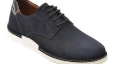 Pantofi OTTER bleumarin, E1971, din nabuc