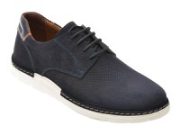 Pantofi OTTER bleumarin, E1971, din nabuc - 1