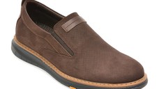 Pantofi OTTER maro, 1096, din nabuc