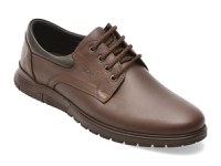 Pantofi OTTER maro, 555, din piele naturala - 1
