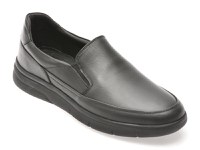 Pantofi OTTER negri, 10605, din piele naturala - 1