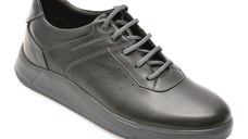 Pantofi OTTER negri, 2055273, din piele naturala