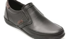Pantofi OTTER negri, 220, din piele naturala