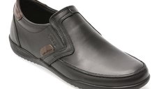 Pantofi OTTER negri, 220, din piele naturala