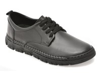 Pantofi OTTER negri, DD1106, din piele naturala - 1