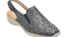 Pantofi RIEKER 41371 bleumarin din piele naturala pentru confort si stil