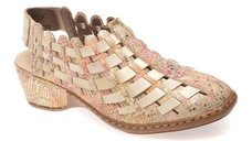 Pantofi RIEKER bej, 47156, din piele ecologica