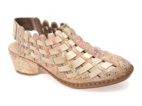 Pantofi RIEKER bej, 47156, din piele ecologica - 1