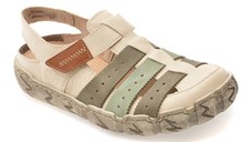 Pantofi RIEKER bej, L0379, din piele naturala