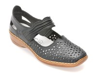 Pantofi RIEKER bleumarin, 41399, din piele naturala - 1