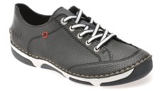 Pantofi RIEKER bleumarin, 55901, din piele naturala