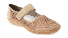 Pantofi RIEKER gri, 44864, din piele naturala