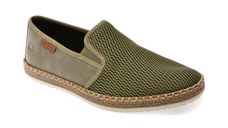 Pantofi RIEKER verzi, B5265, din piele ecologica