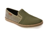 Pantofi RIEKER verzi, B5265, din piele ecologica - 1