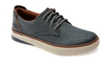 Pantofi SKECHERS bleumarin, HYLAND, din material textil