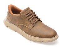 Pantofi SKECHERS maro, GARZA, din piele naturala - 1