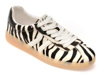 Pantofi sport ALDO alb-negru, CHICSNEAKER 122, din piele naturala - 1