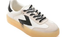 Pantofi sport ALDO alb-negru, RETROSTEP 122, din material textil