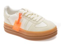 Pantofi sport ALDO albi, ELABRINTAR 100, din piele ecologica - 1