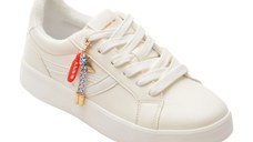 Pantofi sport ALDO albi, MTL72 SNEAKER, din piele ecologica