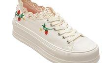 Pantofi sport ALDO albi, PICKNICK 100, din material textil