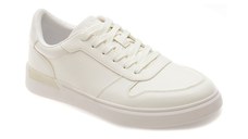 Pantofi sport ALDO albi, RETRO SNEAKER 100, din piele ecologica