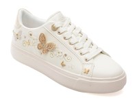 Pantofi sport ALDO albi, SAXONY 156, din piele ecologica - 1