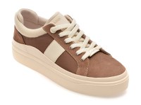 Pantofi sport ALDO maro, BRYNLEE 241, din piele intoarsa si material textil - 1