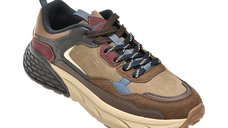 Pantofi sport barbati JEEP 62080, maro, din piele ecologica