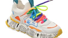 Pantofi sport BITE THE BULLET albi, 231681, din material textil