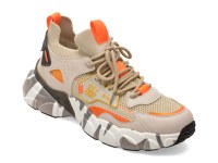 Pantofi sport BITE THE BULLET bej, 23168, din material textil - 1