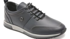 Pantofi sport BITE THE BULLET bleumarin, NR244, din piele naturala
