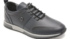 Pantofi sport BITE THE BULLET bleumarin, NR244, din piele naturala