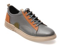 Pantofi sport BITE THE BULLET gri, 239715, din piele naturala - 1