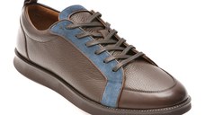 Pantofi sport BITE THE BULLET maro, 9171, din piele naturala