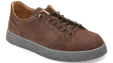 Pantofi sport BITE THE BULLET maro, RW1138, din nabuc