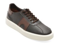 Pantofi sport BITE THE BULLET maro, WB003, din piele naturala - 1