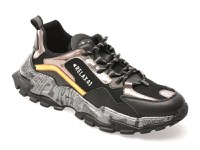 Pantofi sport BITE THE BULLET negri, 20312, din material textil - 1