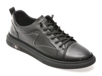 Pantofi sport BITE THE BULLET negri, 3628, din piele naturala - 1