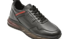 Pantofi sport BITE THE BULLET negri, 7715, din piele naturala
