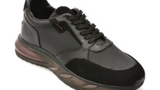 Pantofi sport BITE THE BULLET negri, 7717, din piele naturala