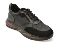 Pantofi sport BITE THE BULLET negri, 7717, din piele naturala - 1