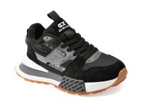 Pantofi sport BITE THE BULLET negri, 8011, din material textil - 1