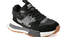 Pantofi sport BITE THE BULLET negri, 8011, din material textil