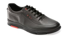 Pantofi sport BITE THE BULLET negri, CASPER 12, din piele naturala